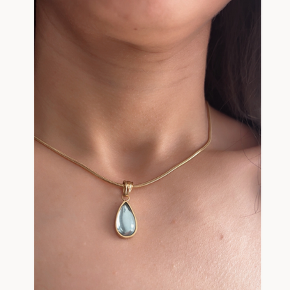 Blue Teardrop Pendant