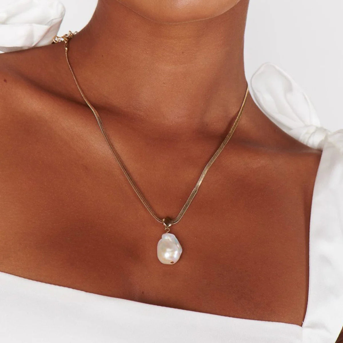 Celestina Pearl Necklace