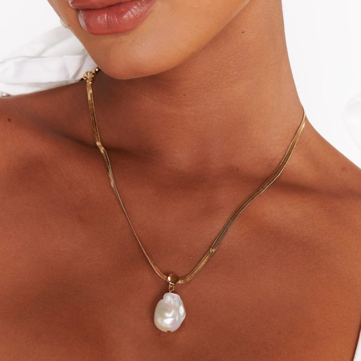 Celestina Pearl Necklace