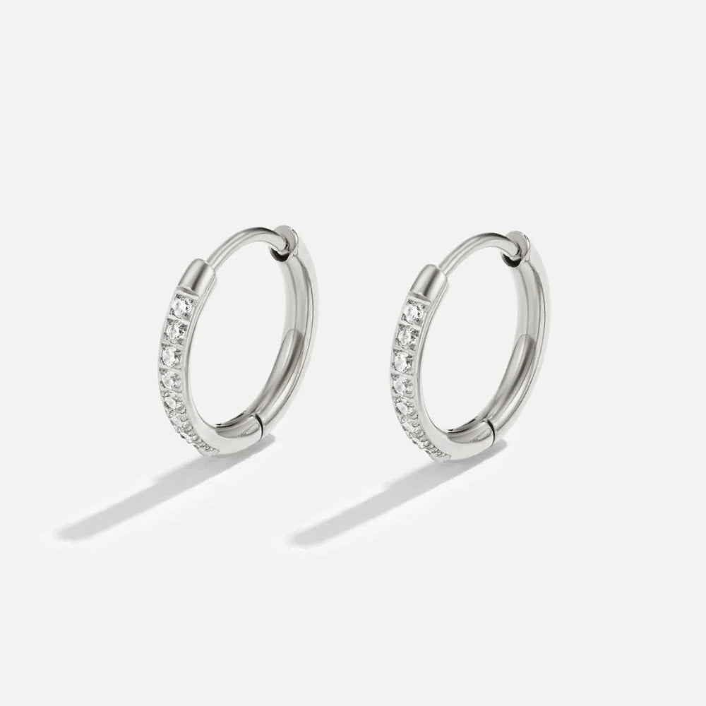 Amaia Silver Hoops