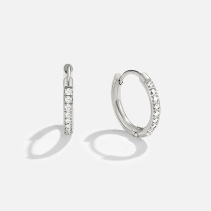 Amaia Silver Hoops